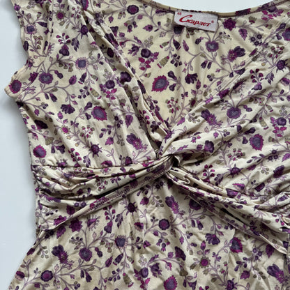 Purple Floral Tshirt (M)