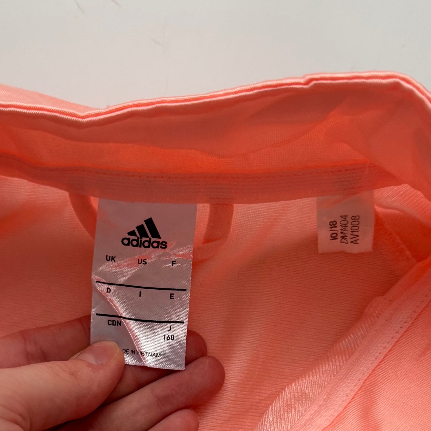 Orange Adidas jacket (S)