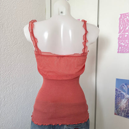 Orange Y2k Top (S)