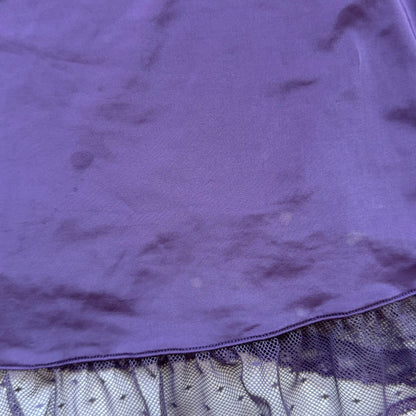 Purple Lace Babydoll Cami Top (M)