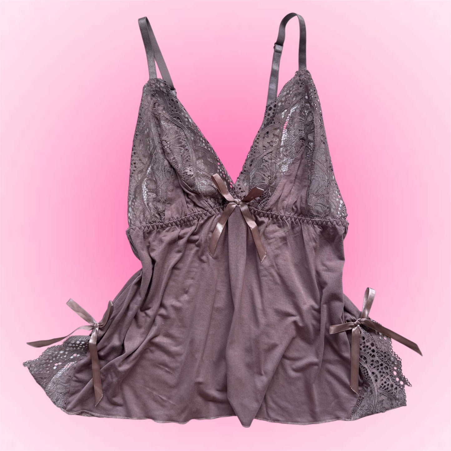 Lavender Lace Babydoll Top (S/M)