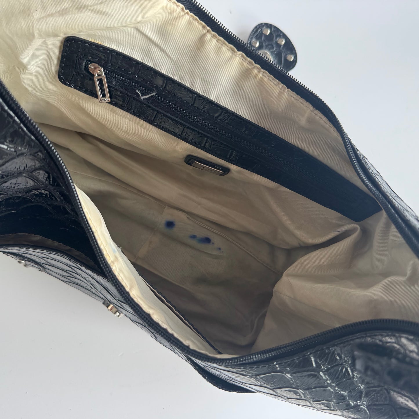 Black Y2K Guess shoulder bag