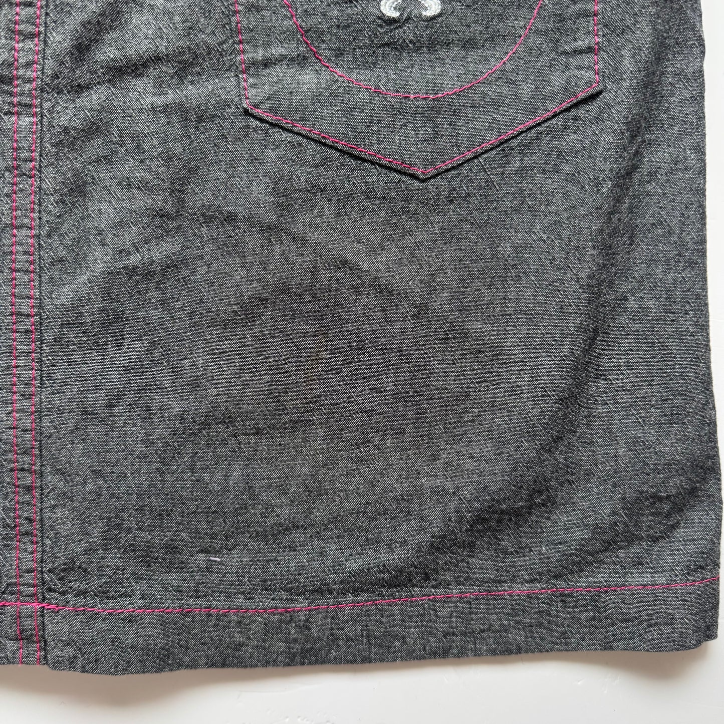 Grey Y2K Mini Skort (S)