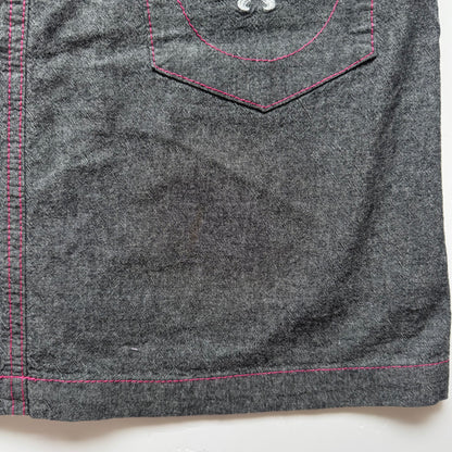 Grey Y2K Mini Skort (S)