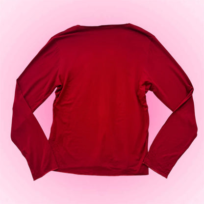 Red Rhinestone Longsleeve (M)