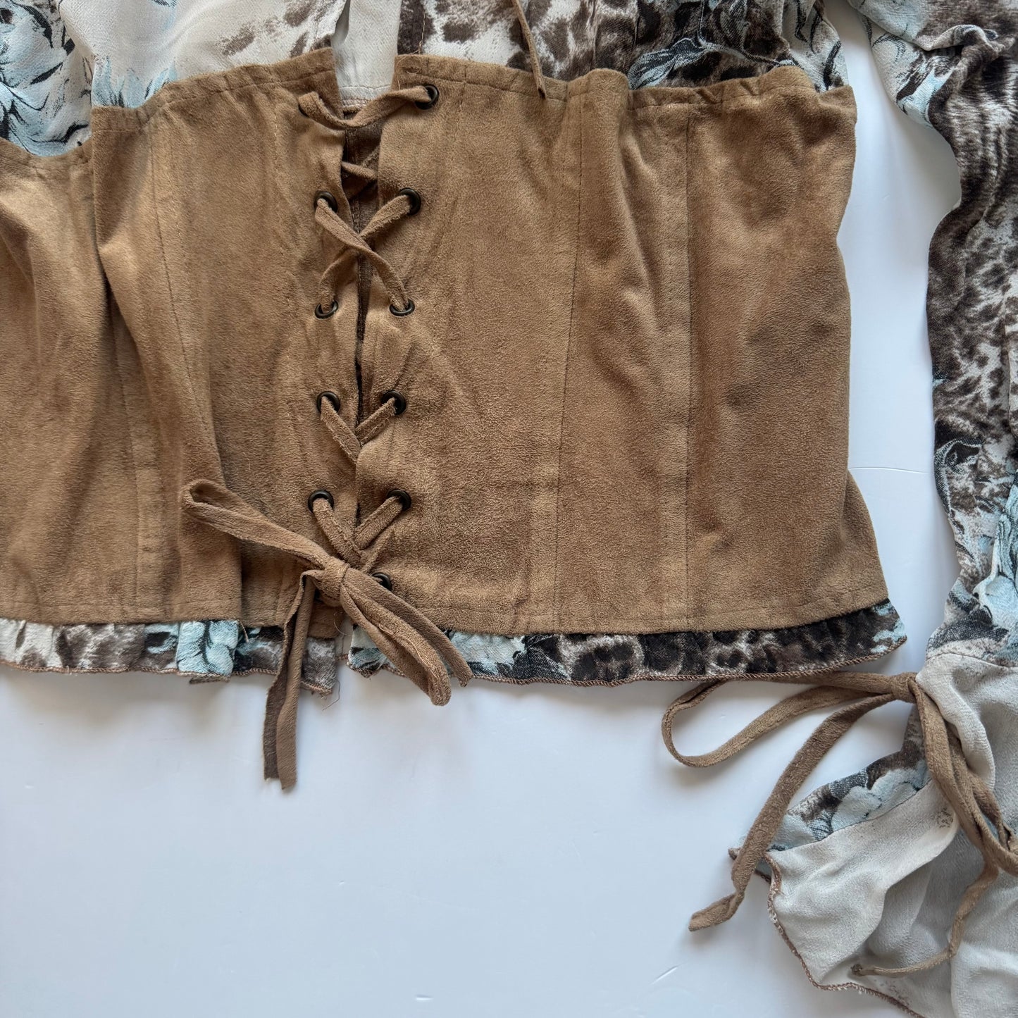 Floral Corset Style Blouse (S)