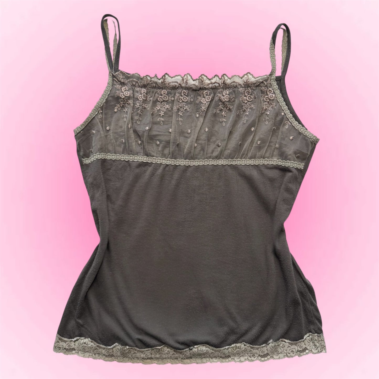 Cute grey fairy top (L)