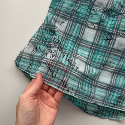 Blue Y2k cami top (M)