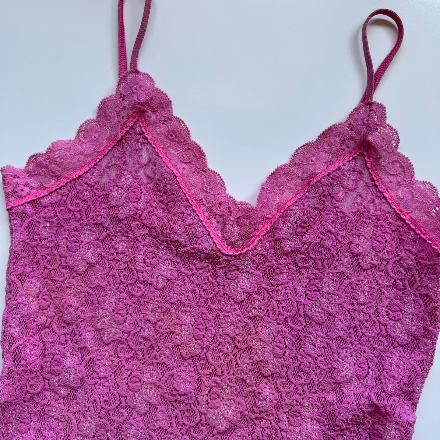 Pink lace Cami Top (S)