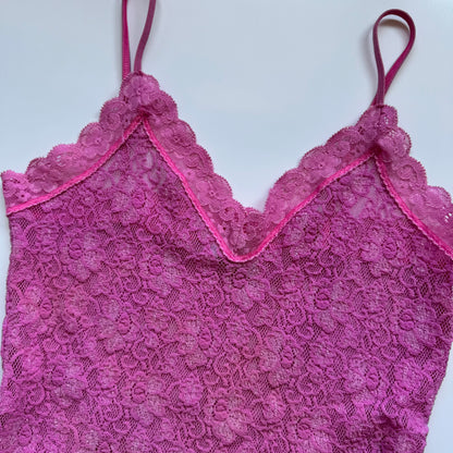 Pink lace Cami Top (S)