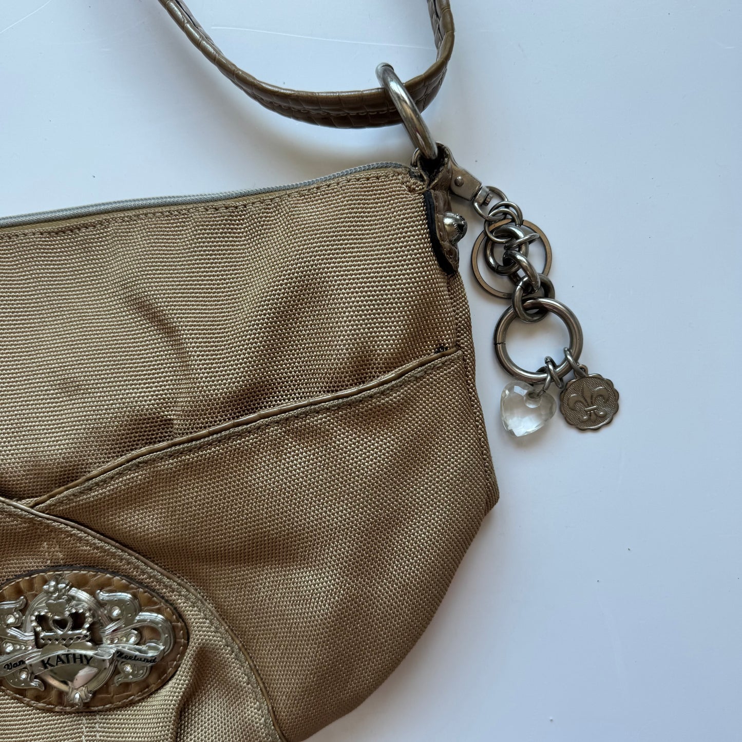 Kathy Van Zeeland Brown Shoulder Bag