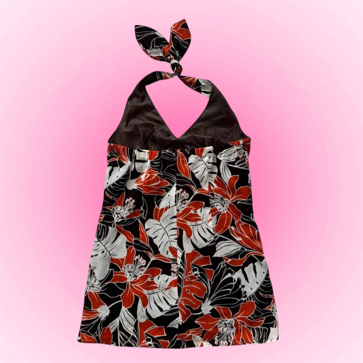 Floral halter neck (S)