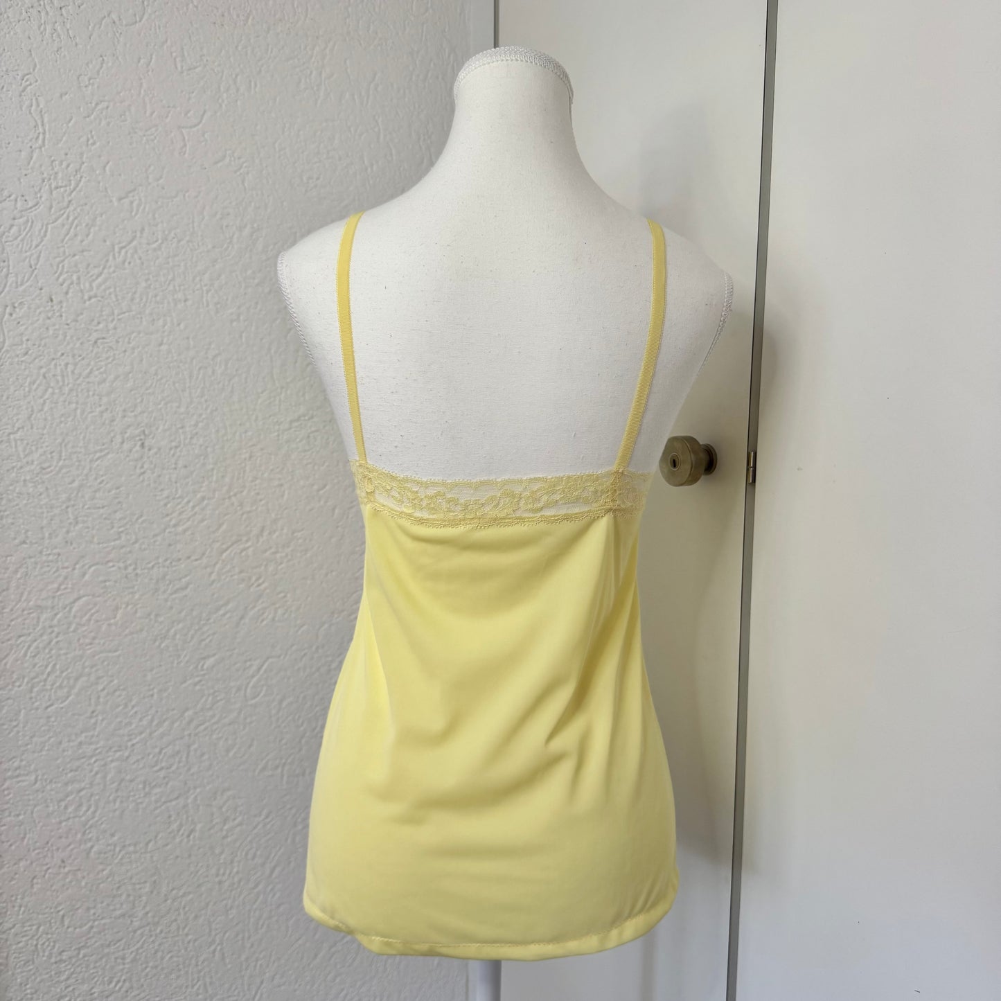 Yellow Lace Coquette Cami Top (S)