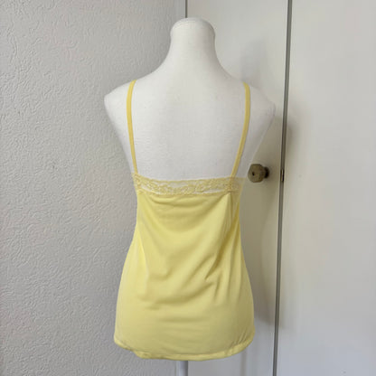 Yellow Lace Coquette Cami Top (S)