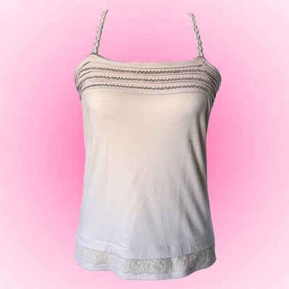 Beige Japanese Tank Top (M)
