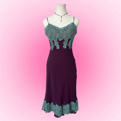 Lace Slip Dress Betsey Johnson (XS)
