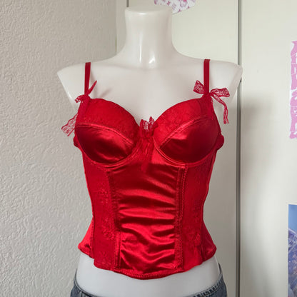 Red lace corset (70A)