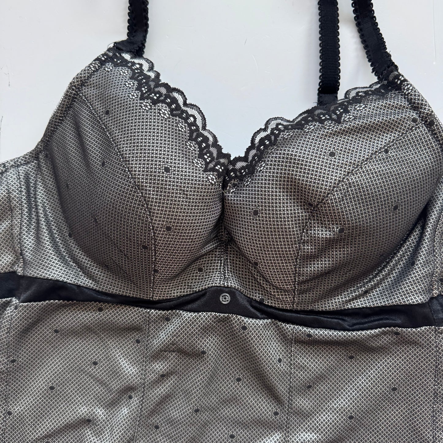 Black Y2k Corset Top (80B)