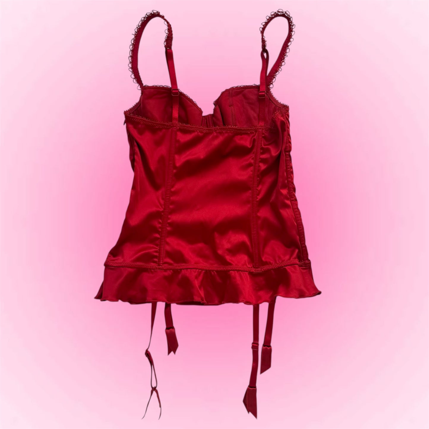 Beautiful red corset (XS)