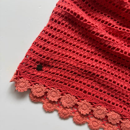 Crochet Y2K Mini Dress (S/M)