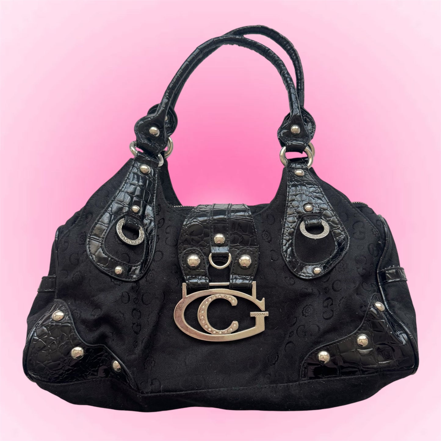 Black Y2k Shoulder Bag