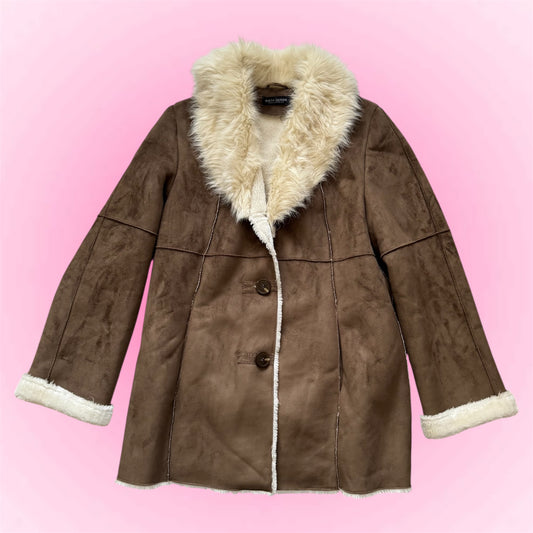 Brown afghan coat (L)