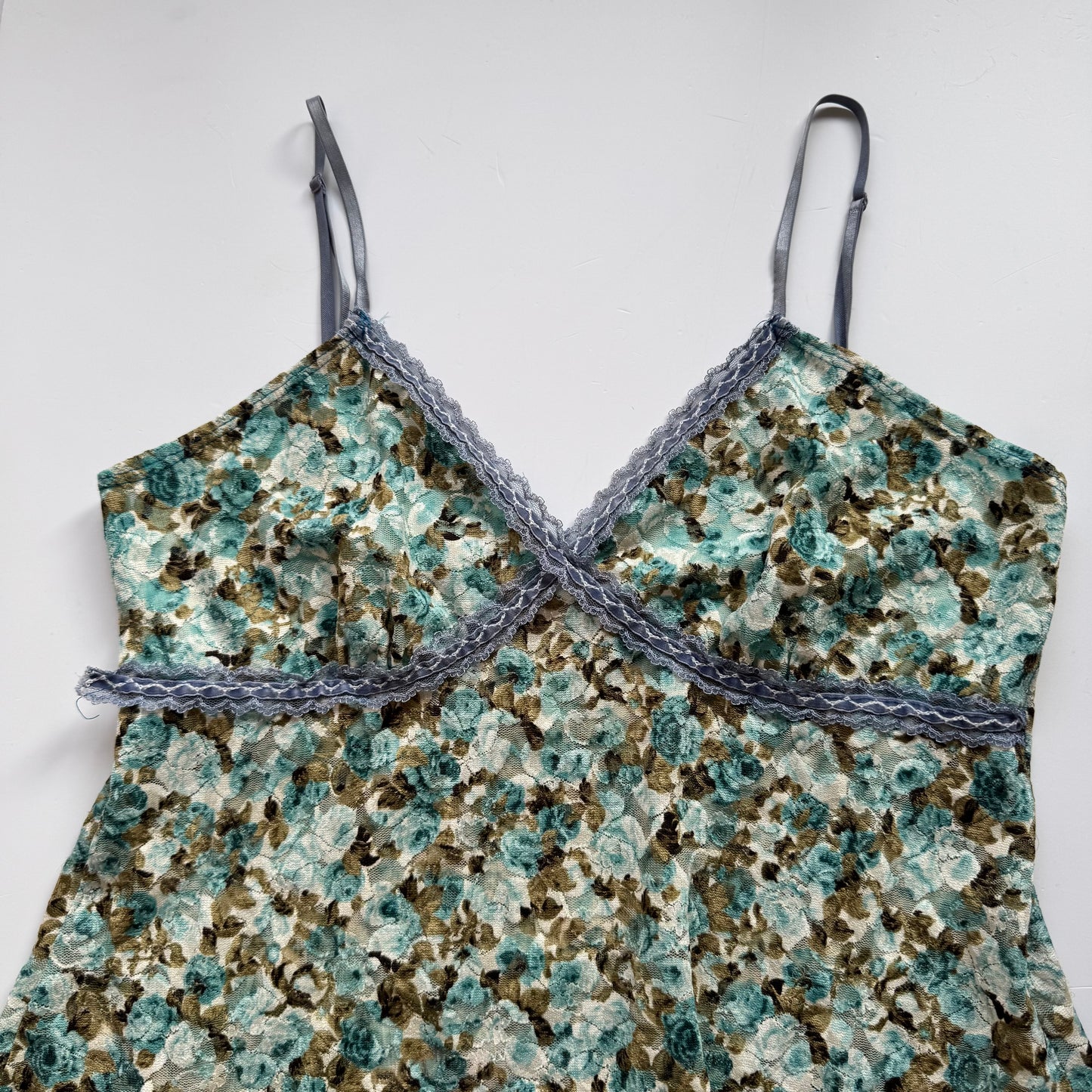 Blue Floral Cami Top (M)