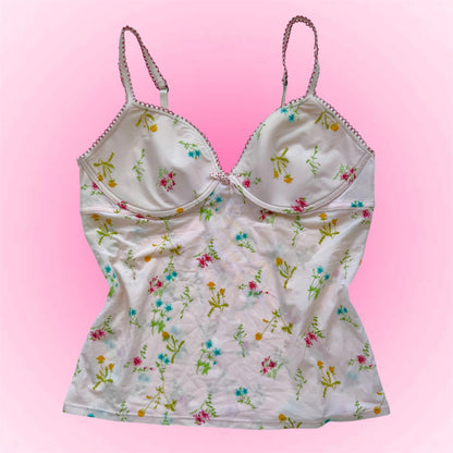 Floral Corset Cami Top (M)