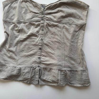 Grey Y2k Top (S)