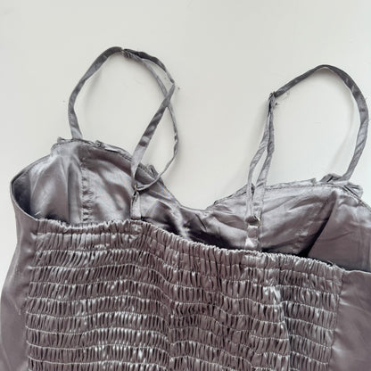 Silver Ruffled Camisole (XS)