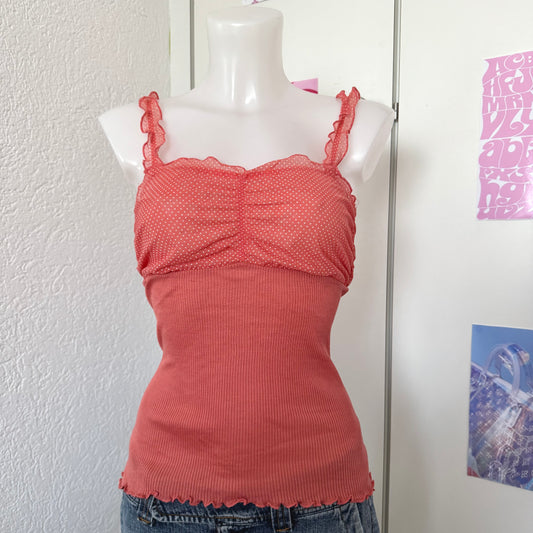 Orange Y2k Top (S)