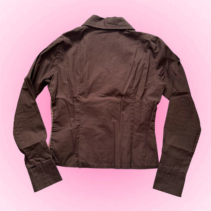 Brown unique longsleeve (XS)