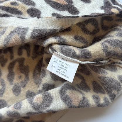 Leopard Print Y2K Lace Cami (S)