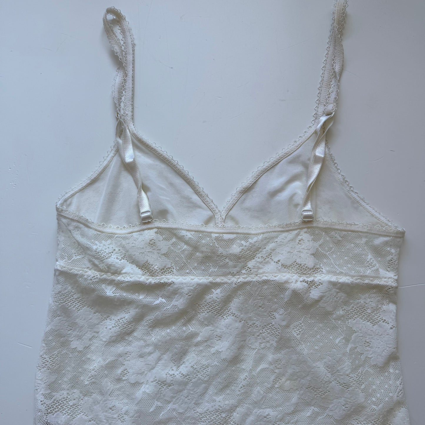White Lace Y2K Cami Top (M)