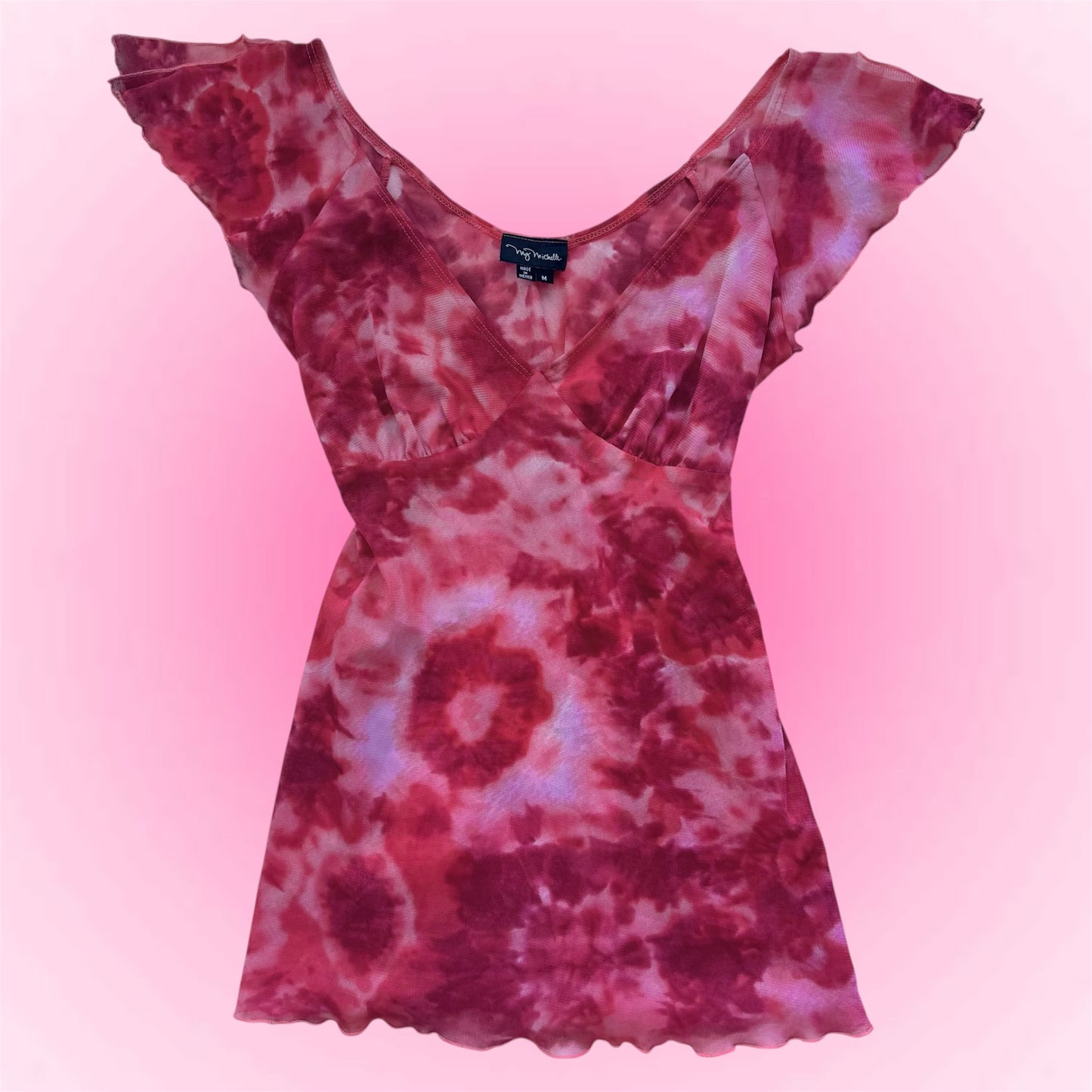 Pink Tie-Dye Shirt (S)