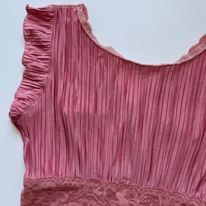 Pink Lace Coquette Tshirt (XS)
