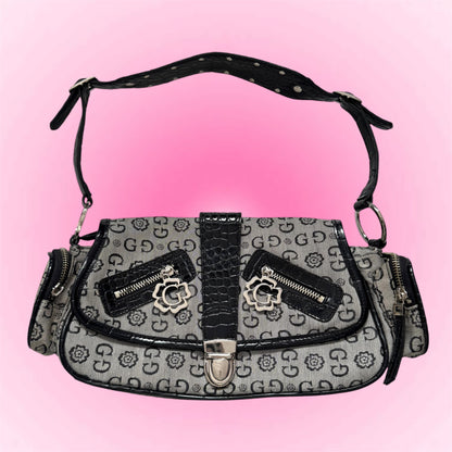 Grey Y2k shoulder bag