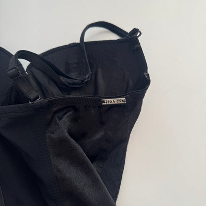 Black rhinestone corset (75B)