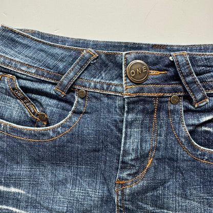 Blue Denim Y2K Mini Skirt