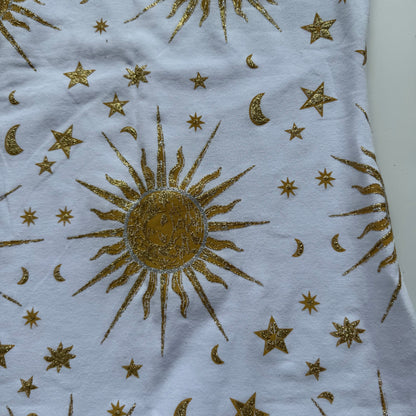 White Y2k Glitter Top (S)