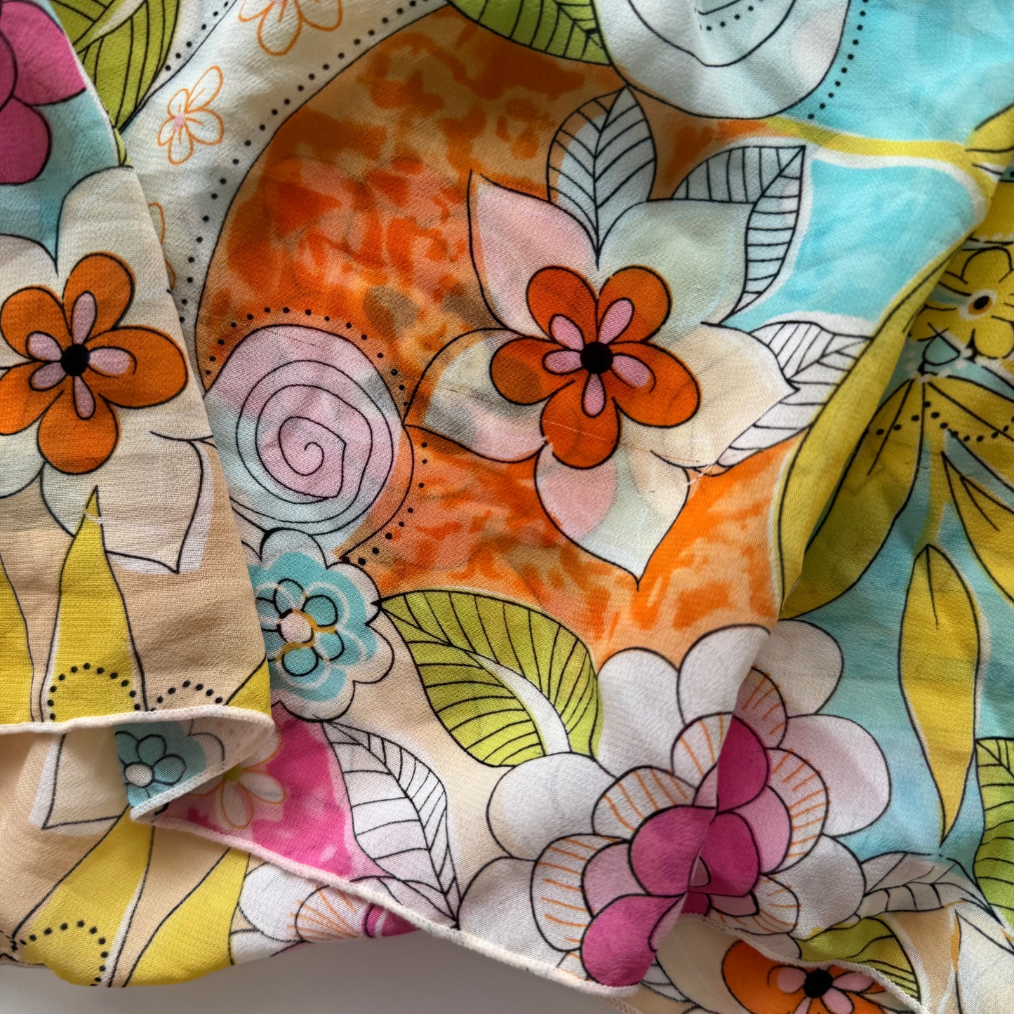 Vintage floral shirt (L)