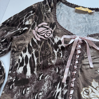 Brown Longsleeve Top (M)