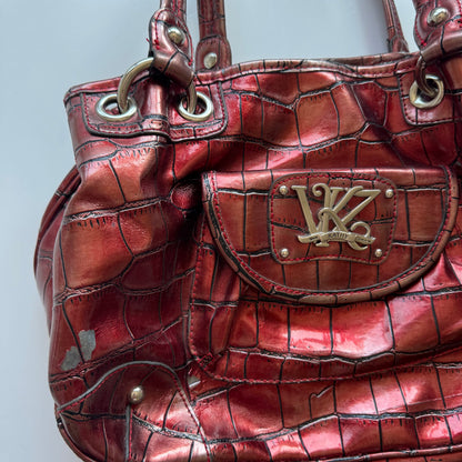 Vintage Red Shoulder Bag Kathy Van Zeeland