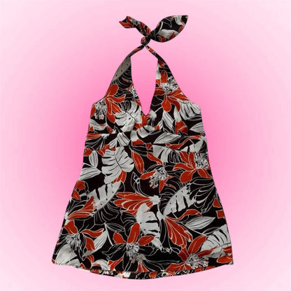 Floral halter neck (S)