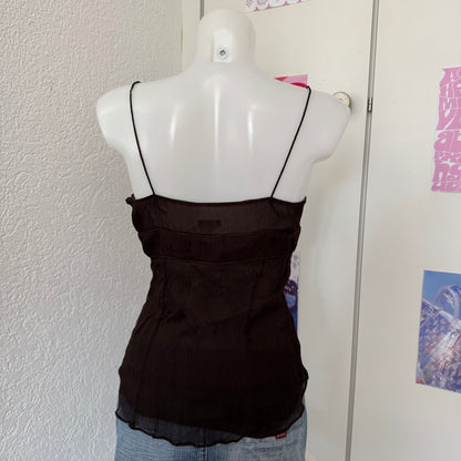 Brown cami top (S)