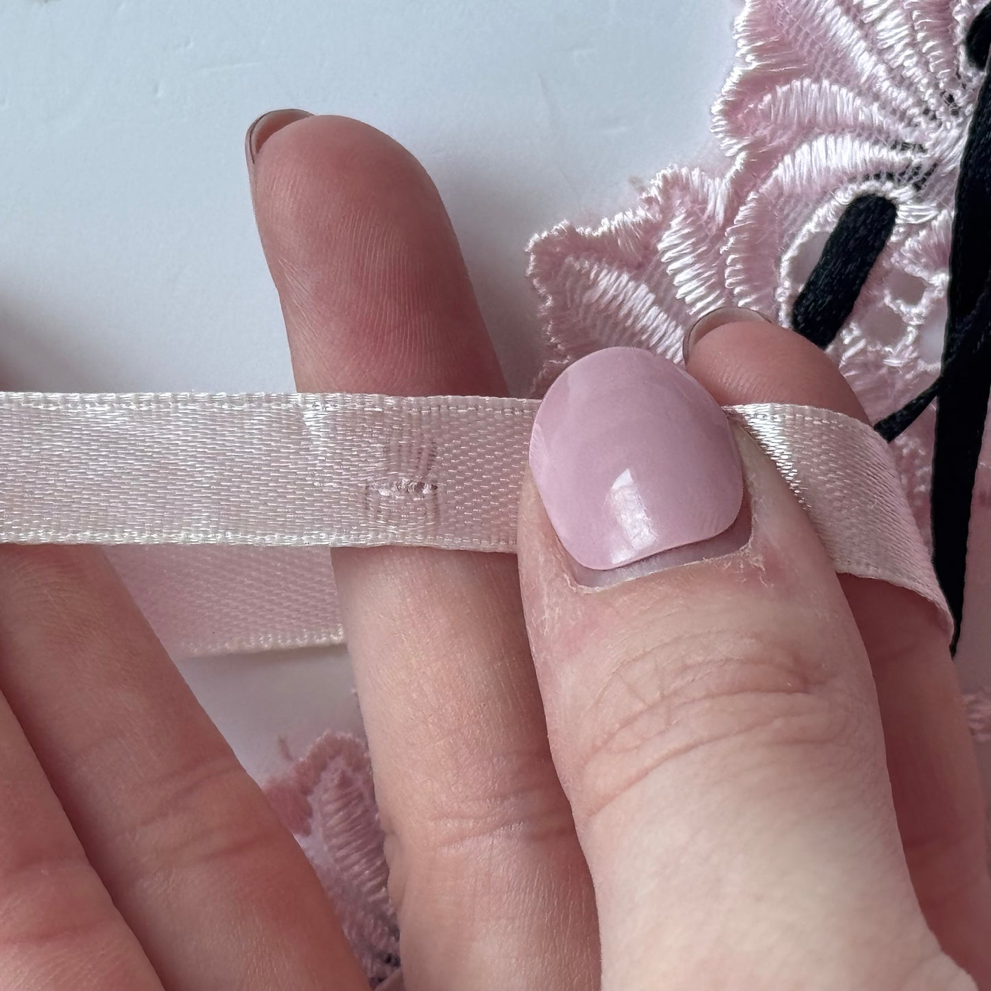 Pink Lace Y2K Cami (S/M)