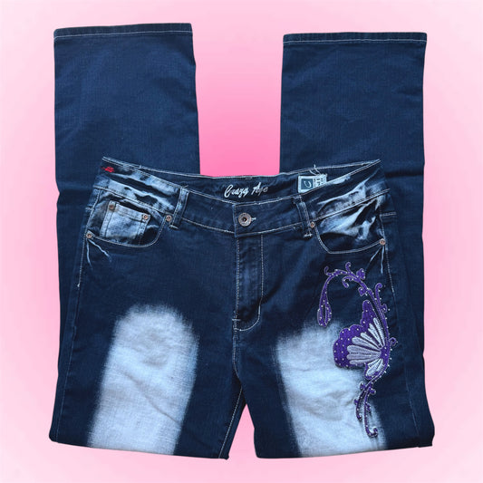 Y2k vintage jeans Crazy Age (L)