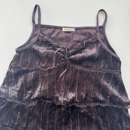 Velvet fairy top (XS)