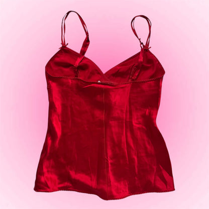 Red cami top (S) New with tags