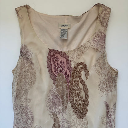Vintage Cream Fairycore Maxi Dress (L)